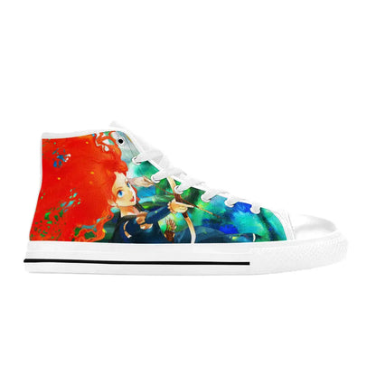 Brave Princess Merida Custom High Top Sneakers Shoes