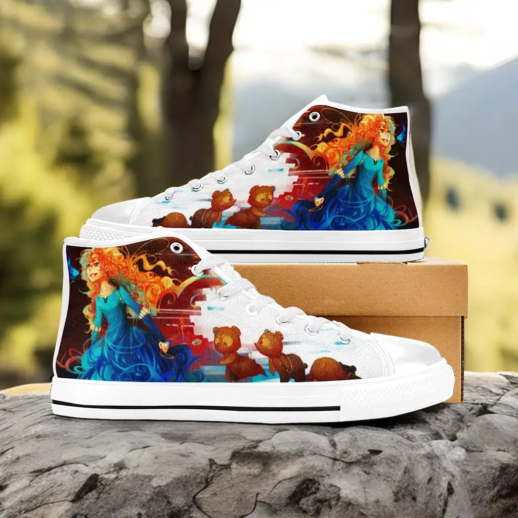 Brave Princess Merida Custom High Top Sneakers Shoes