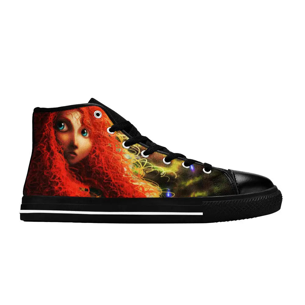 Brave Princess Merida Custom High Top Sneakers Shoes