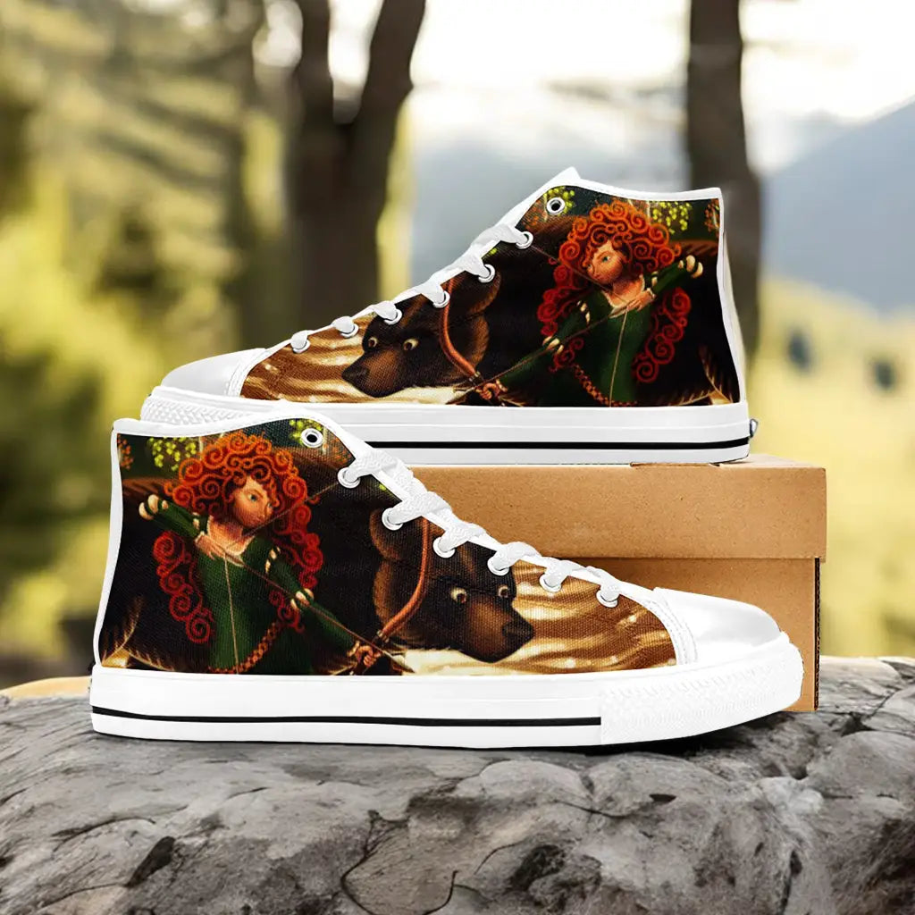 Brave Princess Merida Custom High Top Sneakers Shoes