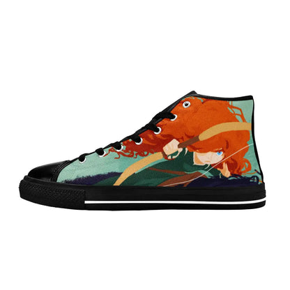 Brave Princess Merida Custom High Top Sneakers Shoes