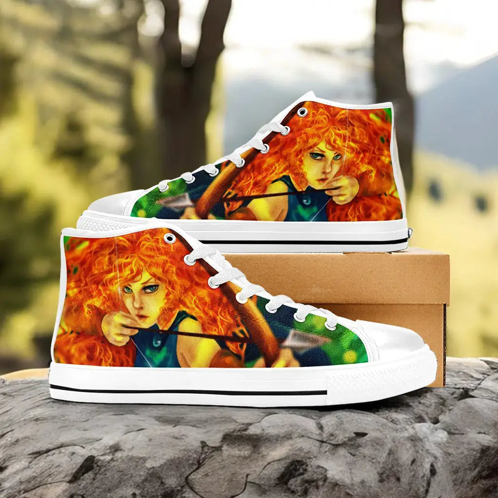 Brave Princess Merida Custom High Top Sneakers Shoes