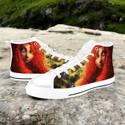 Brave Princess Merida Custom High Top Sneakers Shoes