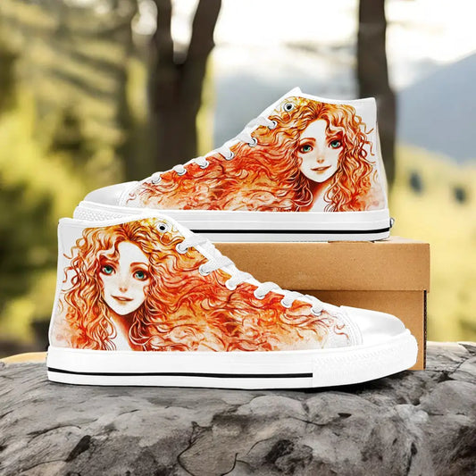 Brave Princess Merida Custom High Top Sneakers Shoes