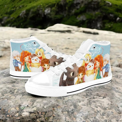 Brave Princess Merida Custom High Top Sneakers Shoes