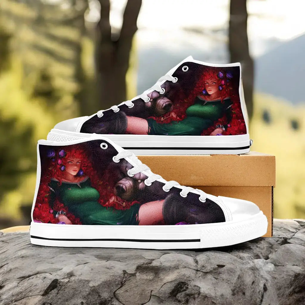 Brave Princess Merida Custom High Top Sneakers Shoes