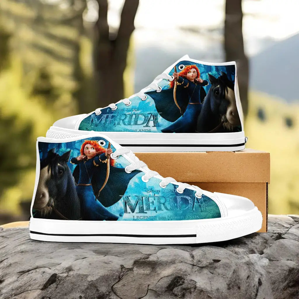 Brave Princess Merida Custom High Top Sneakers Shoes