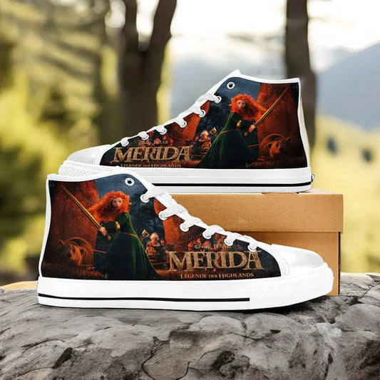 Brave Princess Merida Custom High Top Sneakers Shoes