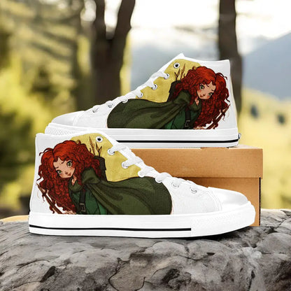 Brave Princess Merida Custom High Top Sneakers Shoes