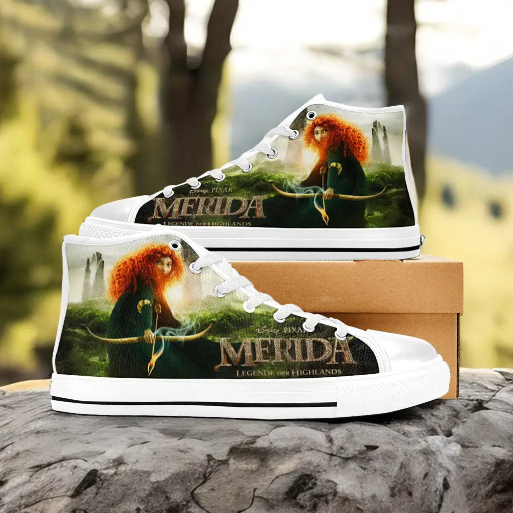 Brave Princess Merida Custom High Top Sneakers Shoes