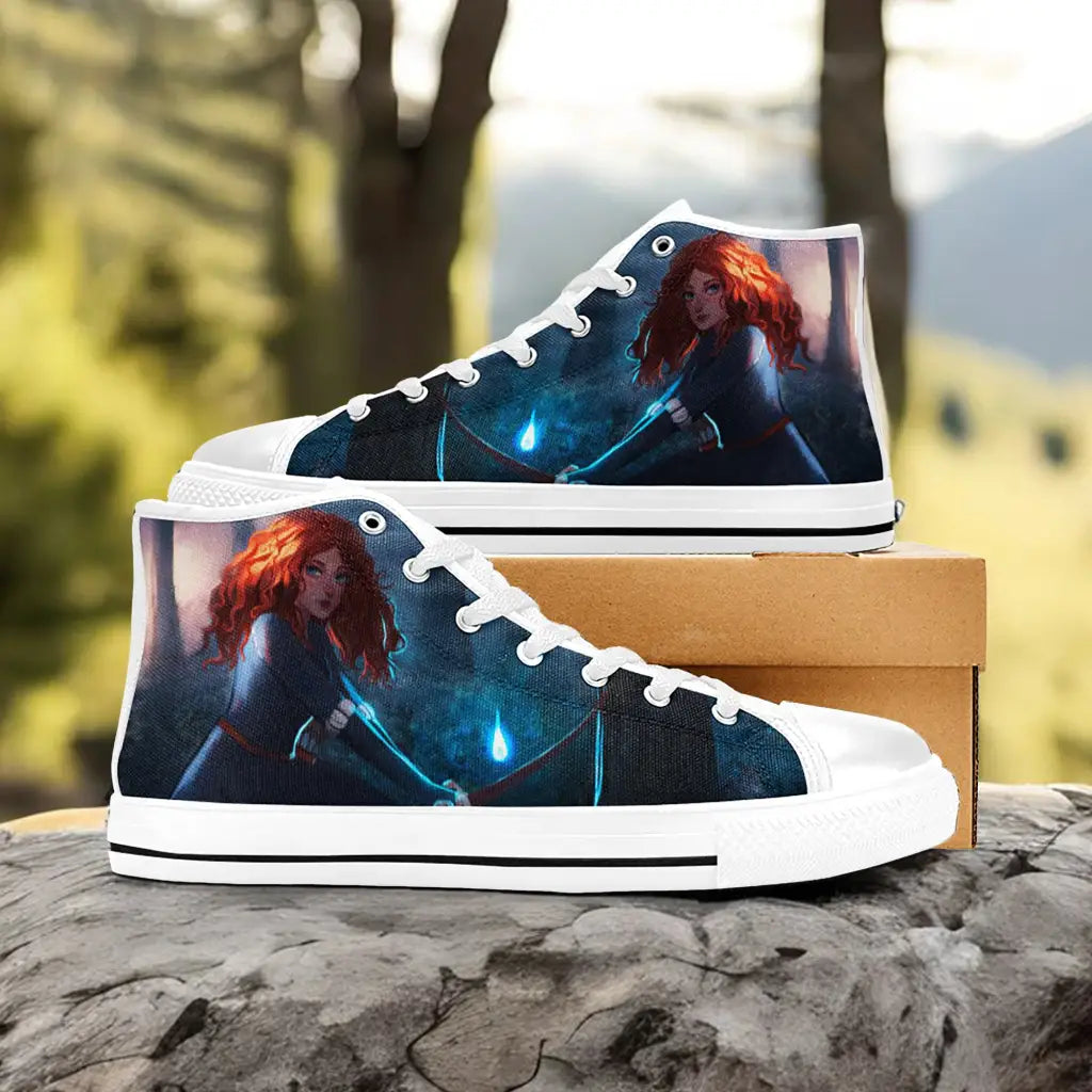 Brave Princess Merida Custom High Top Sneakers Shoes