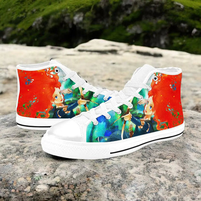 Brave Princess Merida Custom High Top Sneakers Shoes