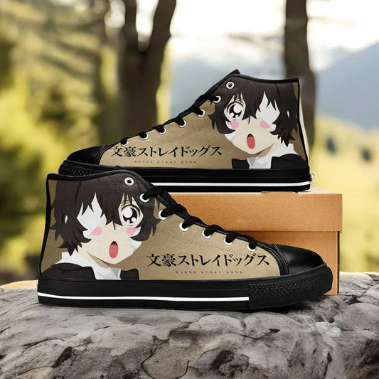 Bungou Stray Dogs Dazai Custom High Top Sneakers Shoes