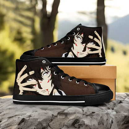 Bungou Stray Dogs Dazai Custom High Top Sneakers Shoes