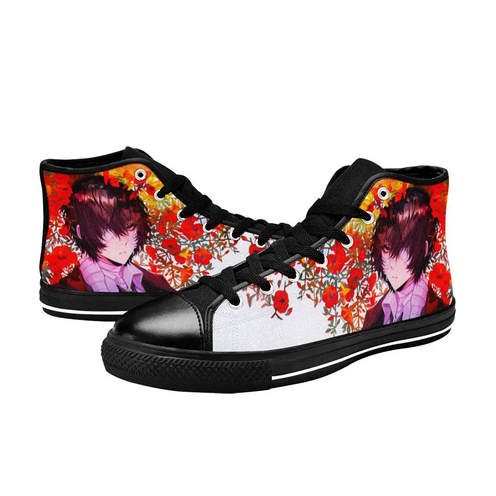 Bungou Stray Dogs Osamu Dazai Custom High Top Sneakers Shoes