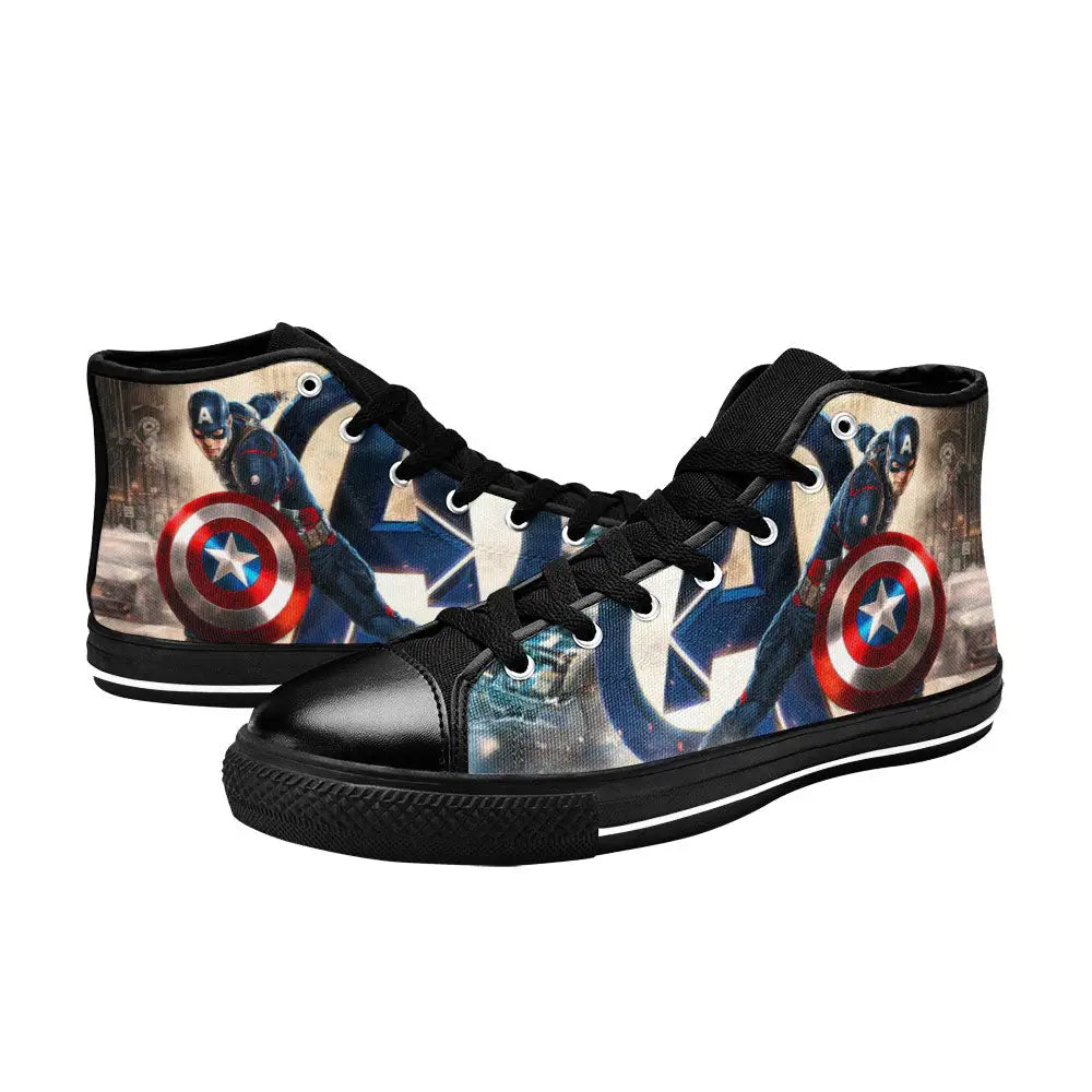 Captain America End Game Custom High Top Sneakers Shoes