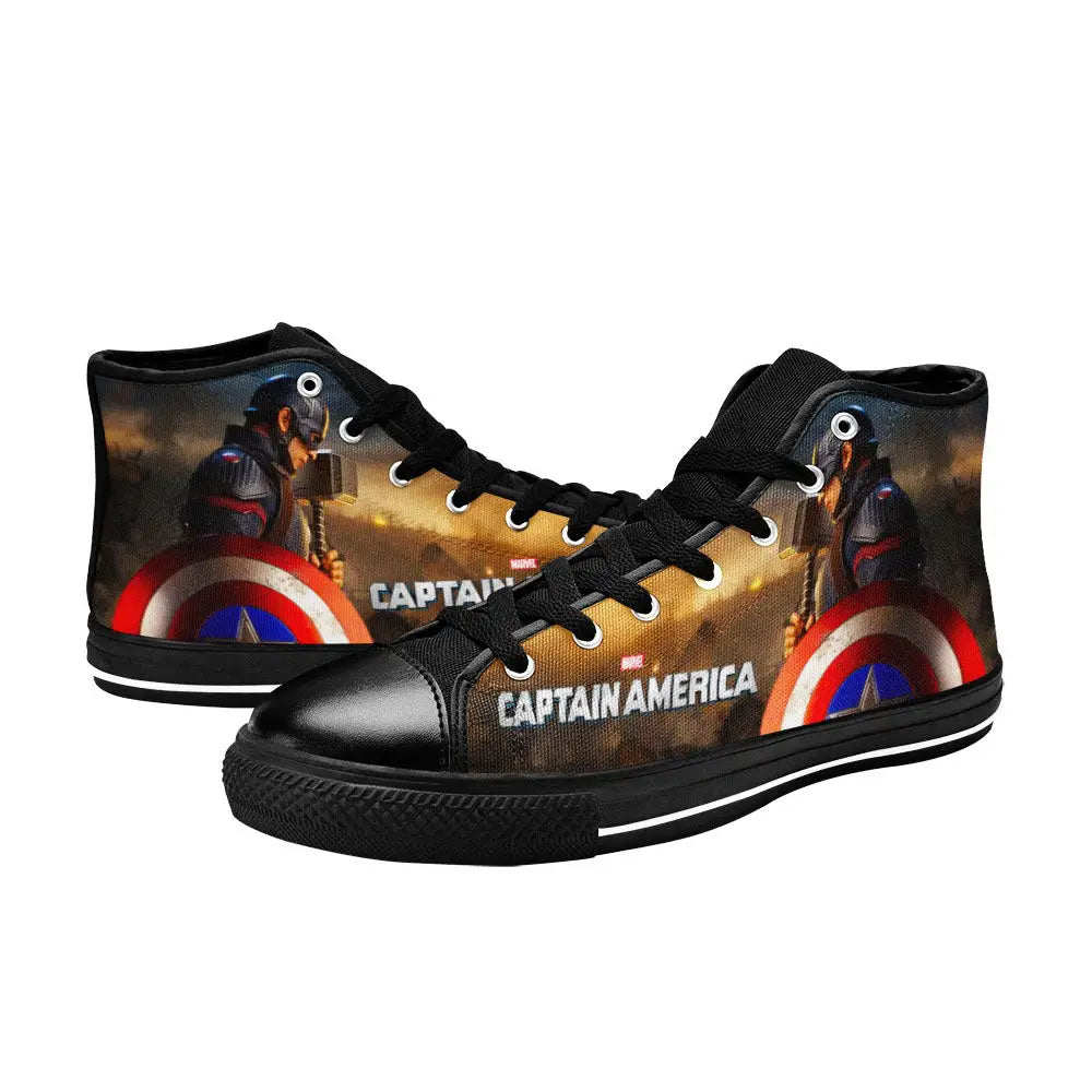 Captain America End Game Custom High Top Sneakers Shoes