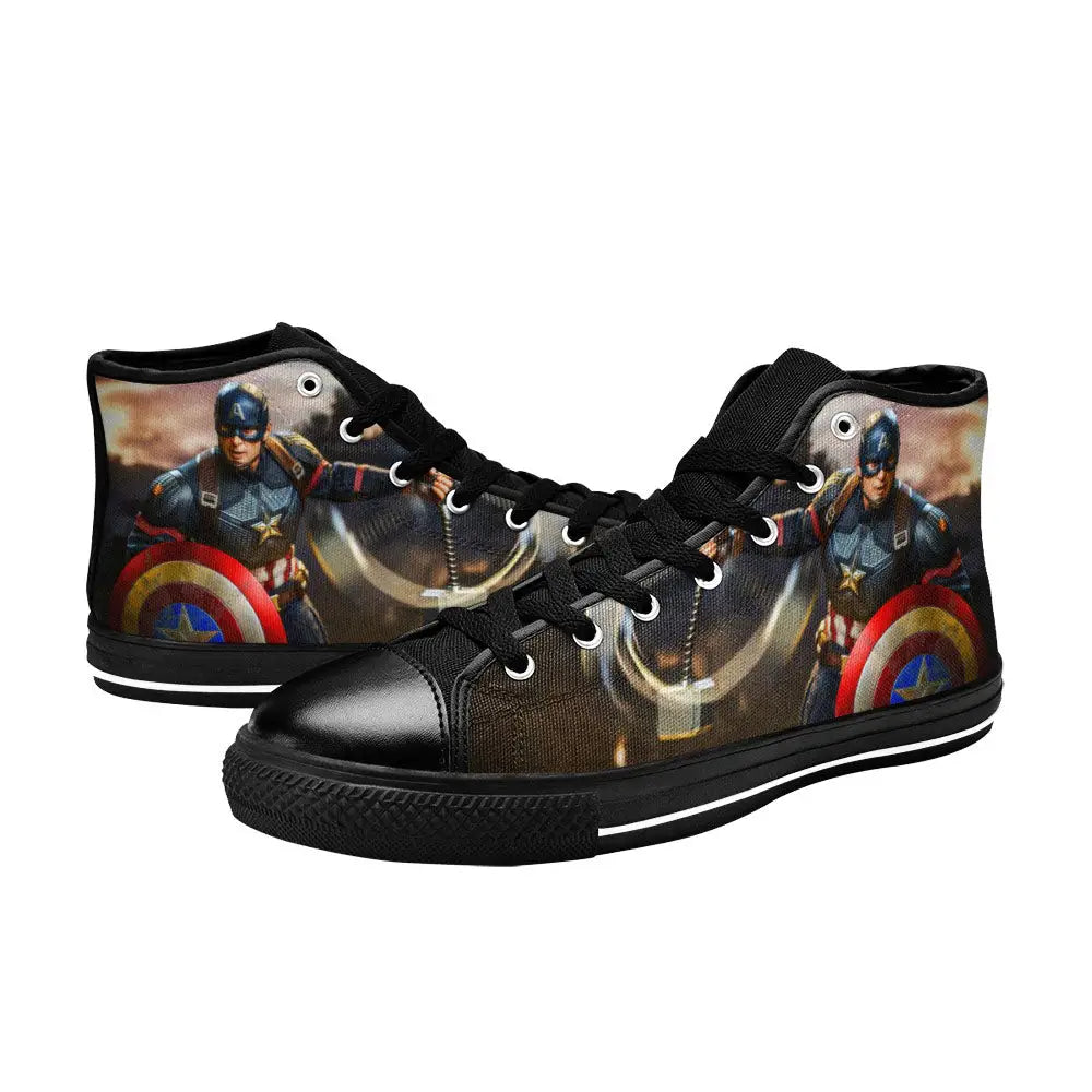 Captain America End Game Custom High Top Sneakers Shoes