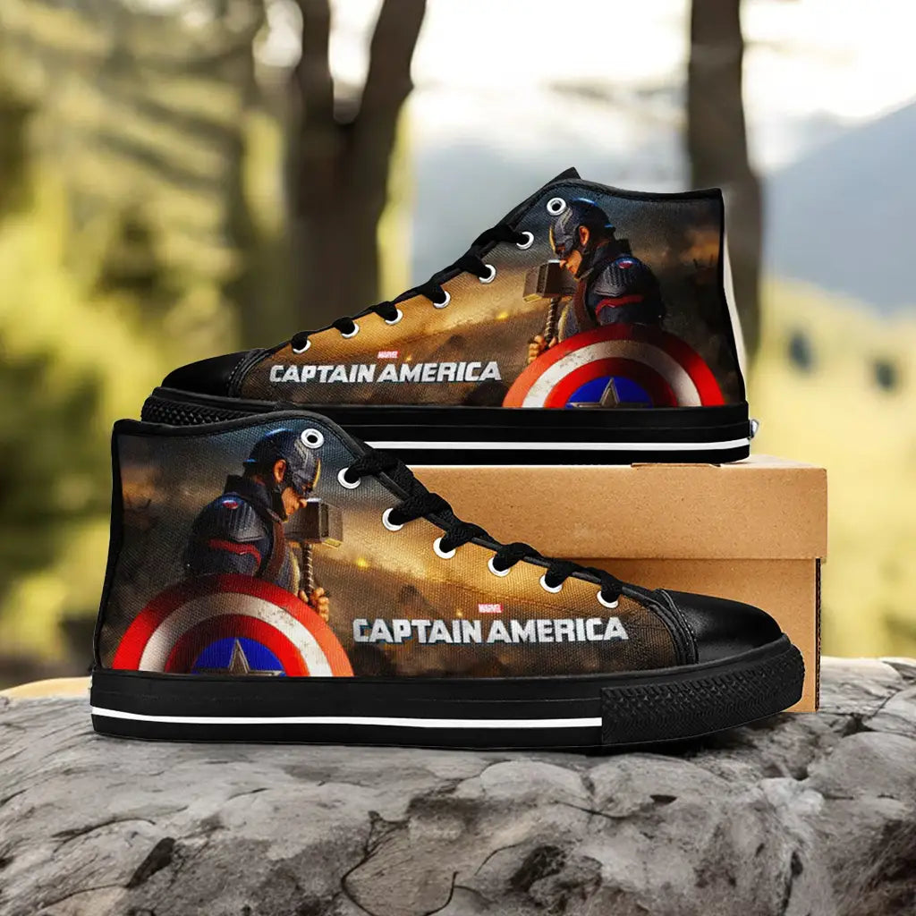 Captain America End Game Custom High Top Sneakers Shoes