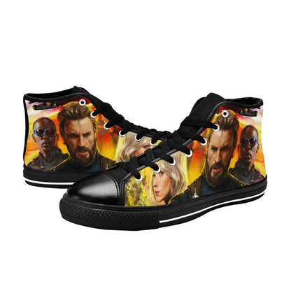 Captain America End Game Custom High Top Sneakers Shoes