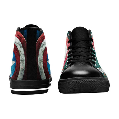 Captain America Custom High Top Sneakers Shoes