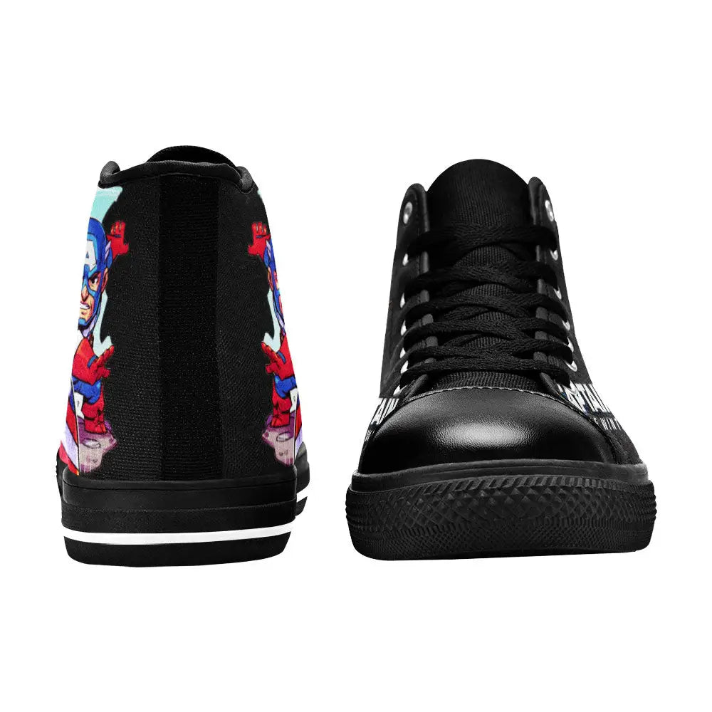 Captain America Custom High Top Sneakers Shoes