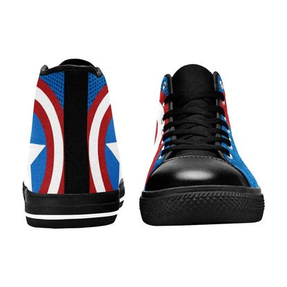 Captain America Custom High Top Sneakers Shoes