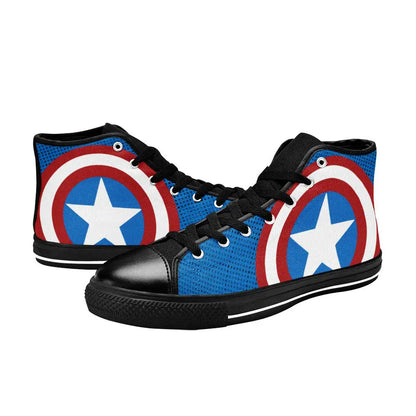 Captain America Custom High Top Sneakers Shoes