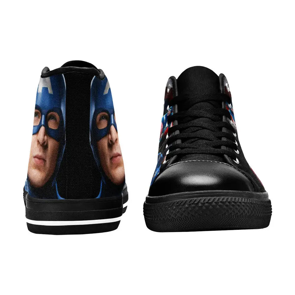 Captain America Custom High Top Sneakers Shoes