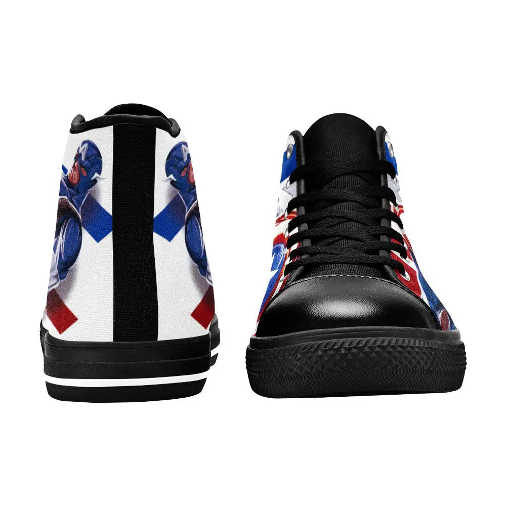 Captain America Winter Soldier Custom High Top Sneakers Shoes