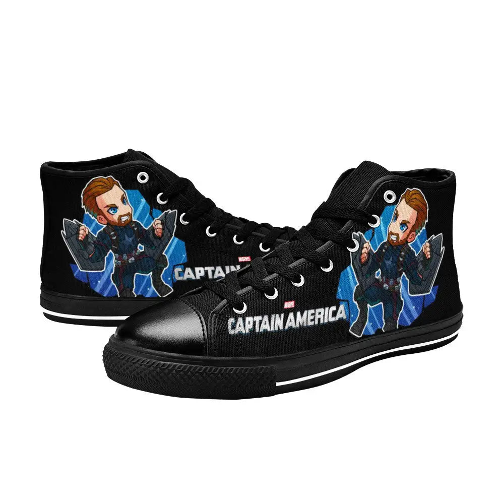 Captain America Winter Soldier Custom High Top Sneakers Shoes