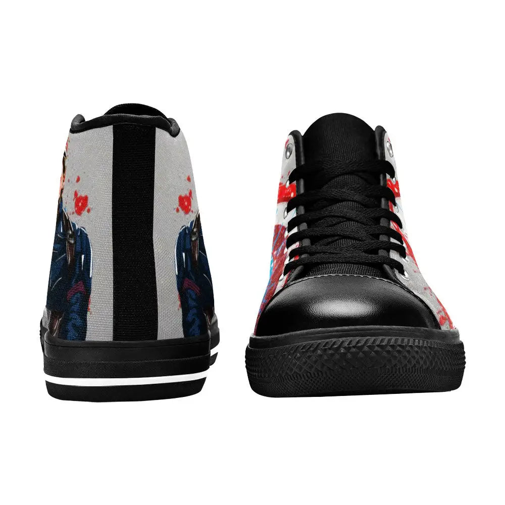 Captain America Winter Soldier Custom High Top Sneakers Shoes