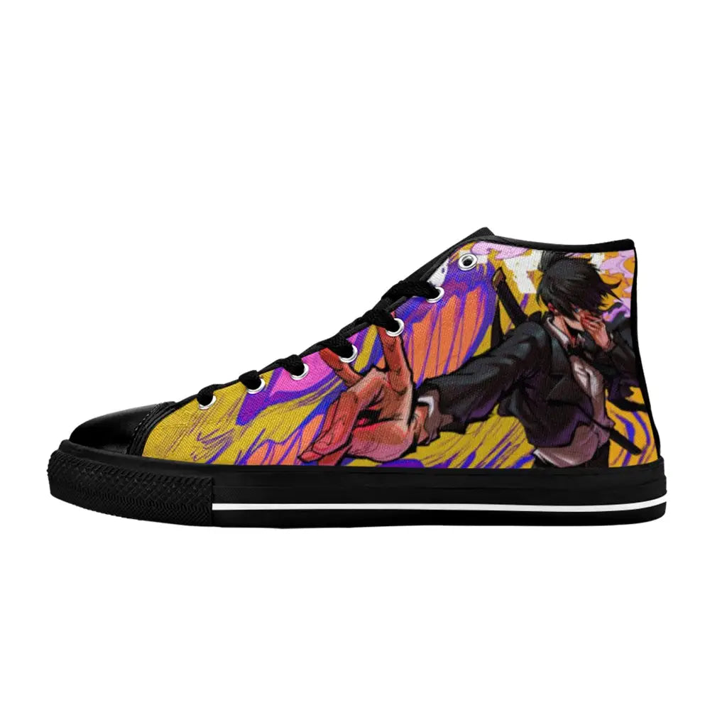 Chainsaw Man Aki Hayakawa Shoes High Top Sneakers