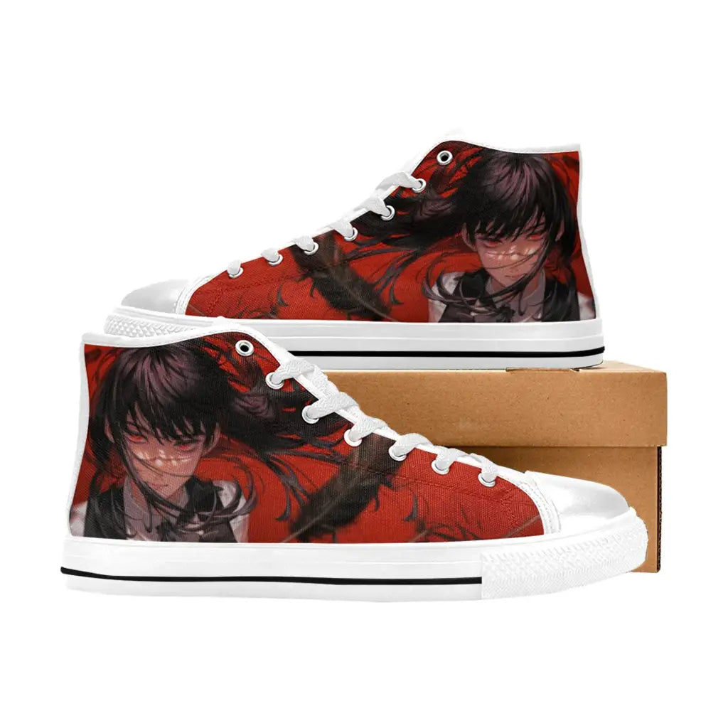 Chainsaw Man Asa Mitaka Shoes High Top Sneakers