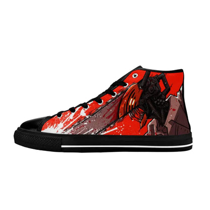 Chainsaw Man Denji Shoes High Top Sneakers