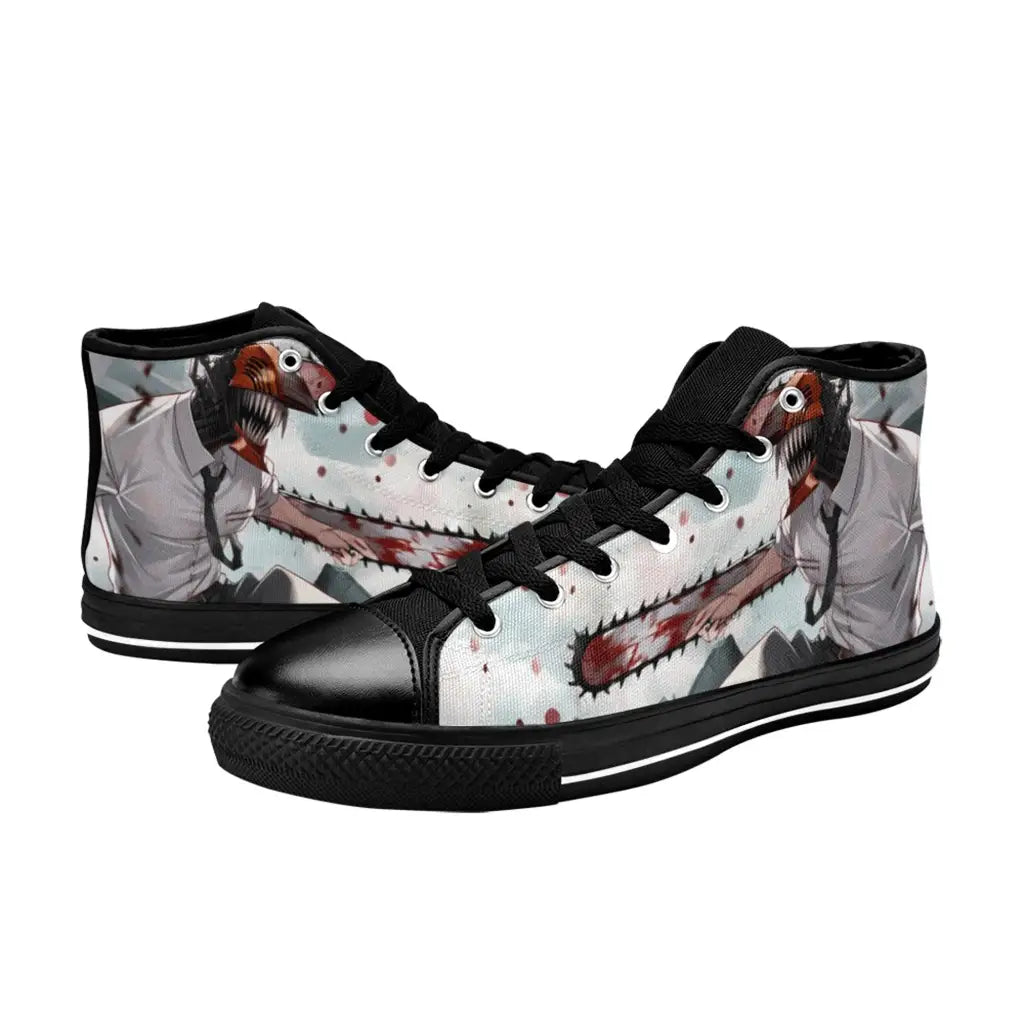 Chainsaw Man Denji Shoes High Top Sneakers