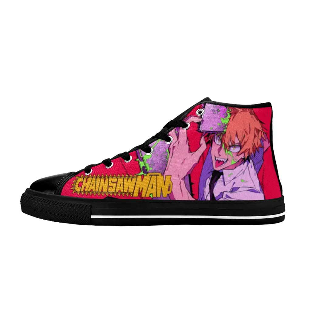 Chainsaw Man Denji Shoes High Top Sneakers