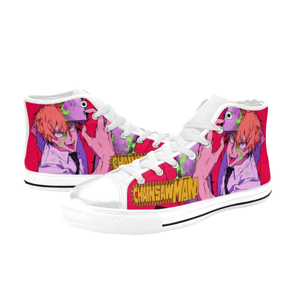 Chainsaw Man Denji Shoes High Top Sneakers