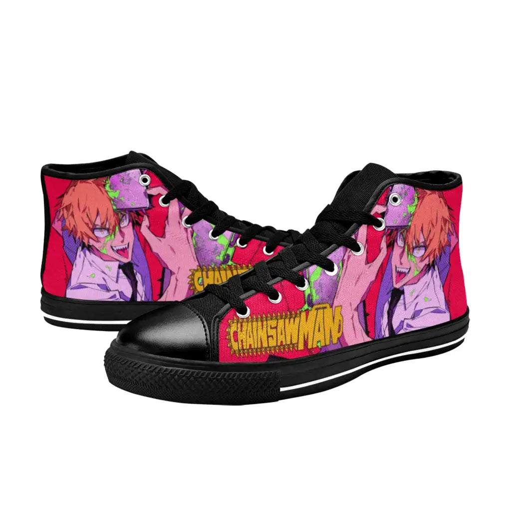 Chainsaw Man Denji Shoes High Top Sneakers