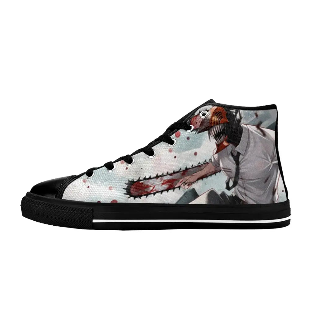 Chainsaw Man Denji Shoes High Top Sneakers