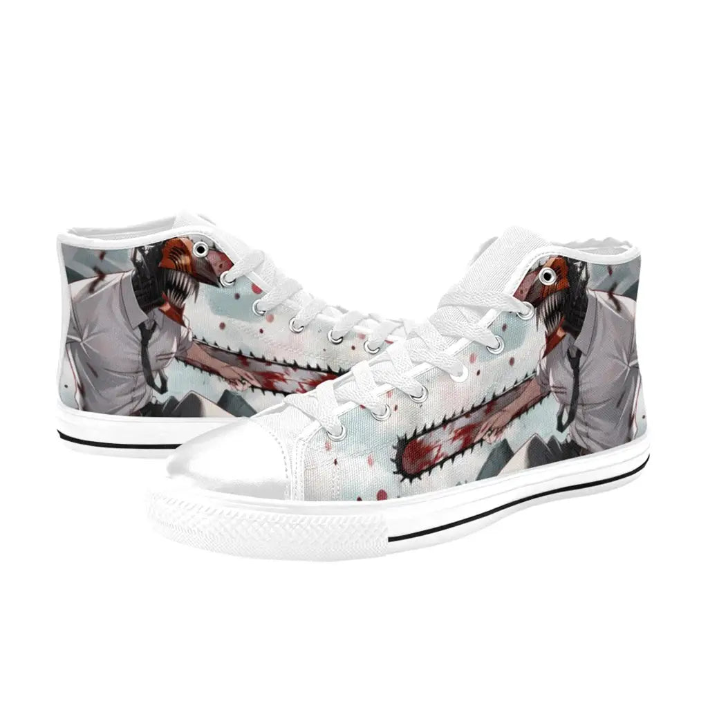 Chainsaw Man Denji Shoes High Top Sneakers