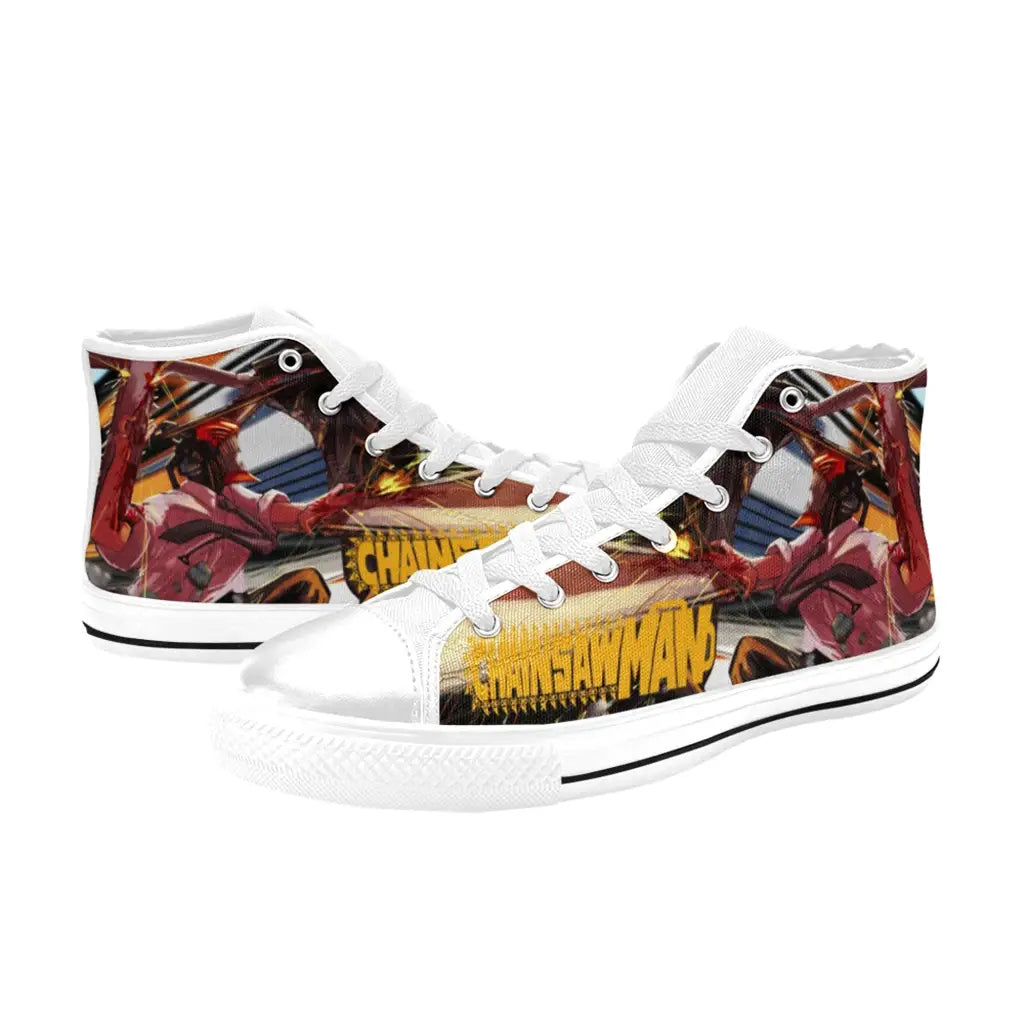 Chainsaw Man Denji VS Blade Devil Shoes High Top Sneakers