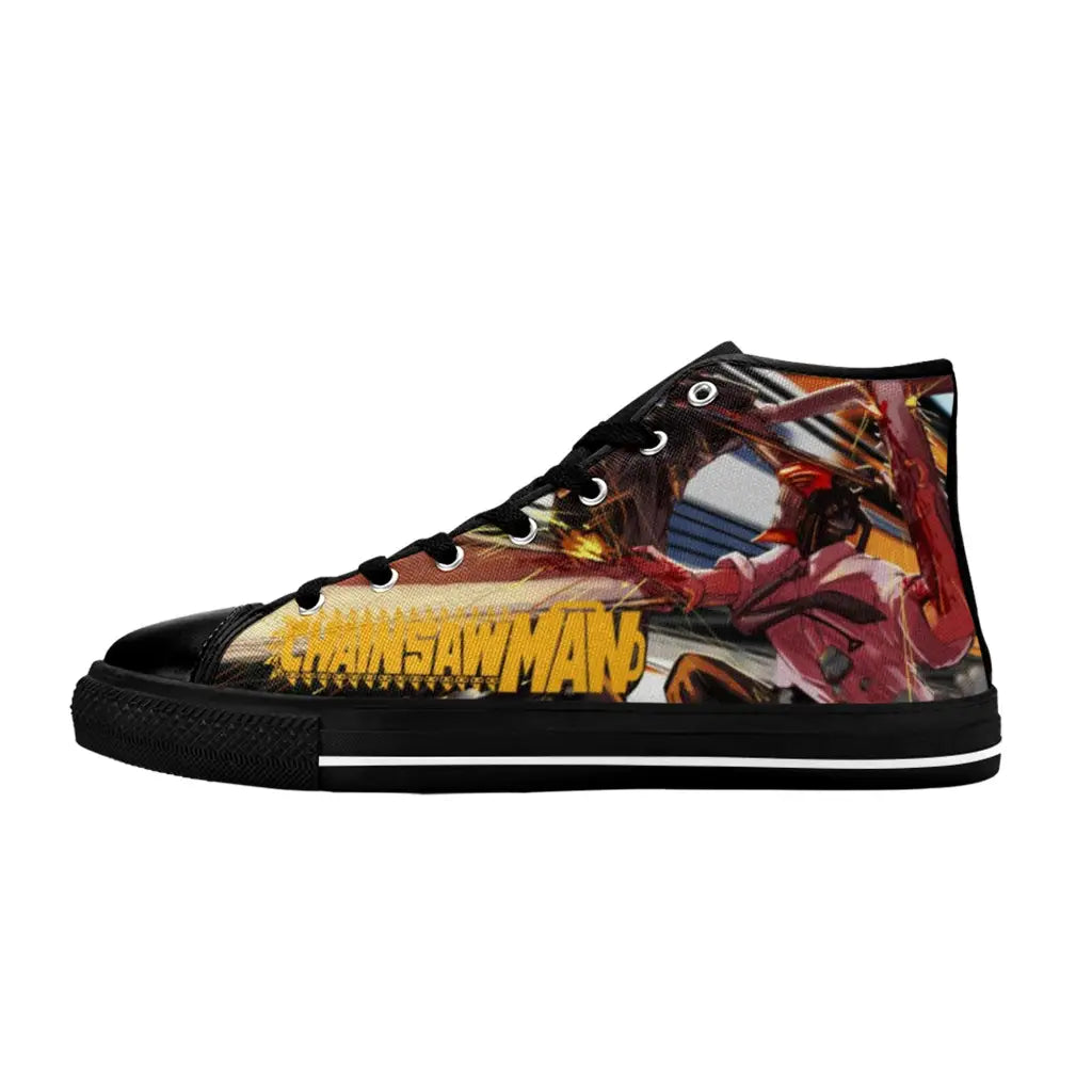 Chainsaw Man Denji VS Blade Devil Shoes High Top Sneakers