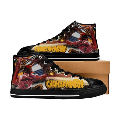 Chainsaw Man Denji VS Blade Devil Shoes High Top Sneakers