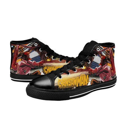 Chainsaw Man Denji VS Blade Devil Shoes High Top Sneakers