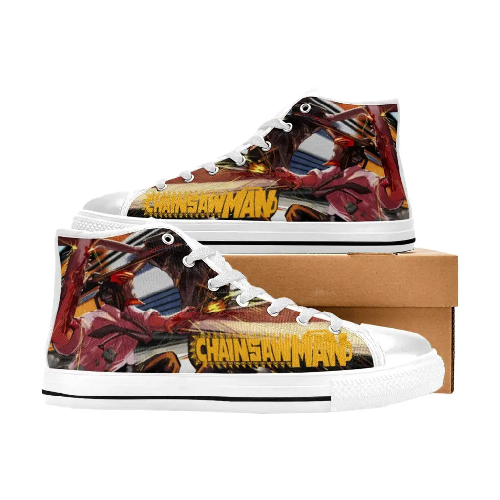 Chainsaw Man Denji VS Blade Devil Shoes High Top Sneakers