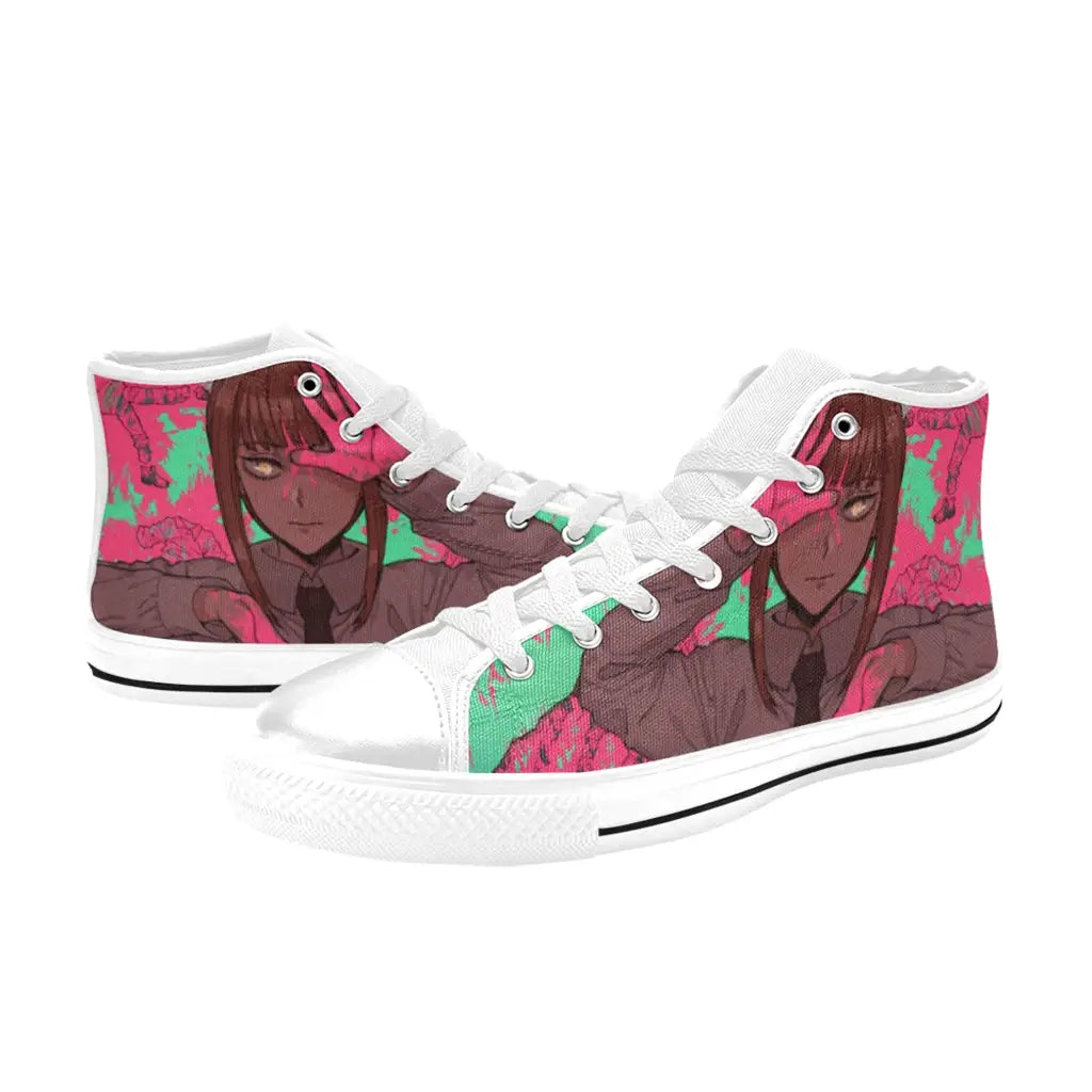 Chainsaw Man Makima Contract Devil Shoes High Top Sneakers