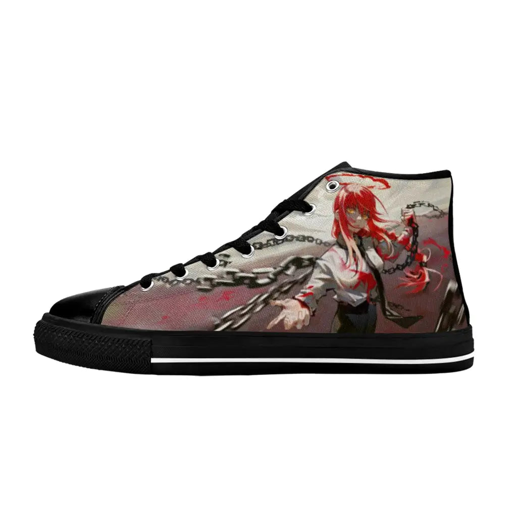 Chainsaw Man Makima Contract Devil Shoes High Top Sneakers