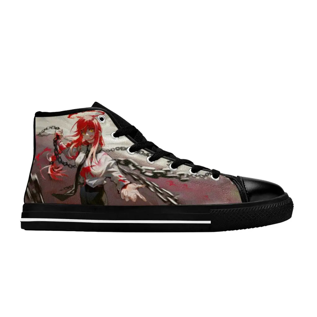 Chainsaw Man Makima Contract Devil Shoes High Top Sneakers