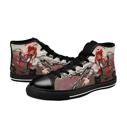 Chainsaw Man Makima Contract Devil Shoes High Top Sneakers